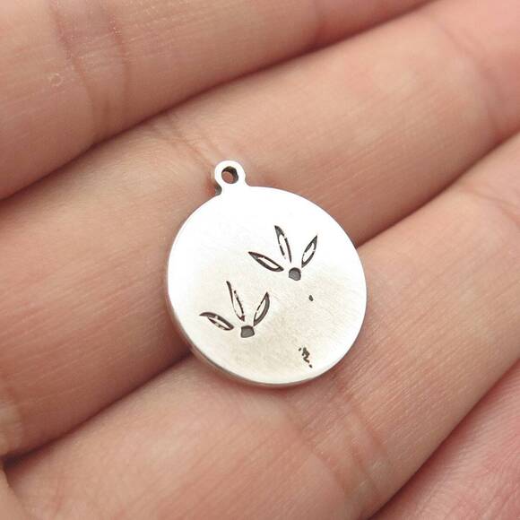 Other - 925 Sterling Silver USA Two In Town Bird's Feet Charm Pendant